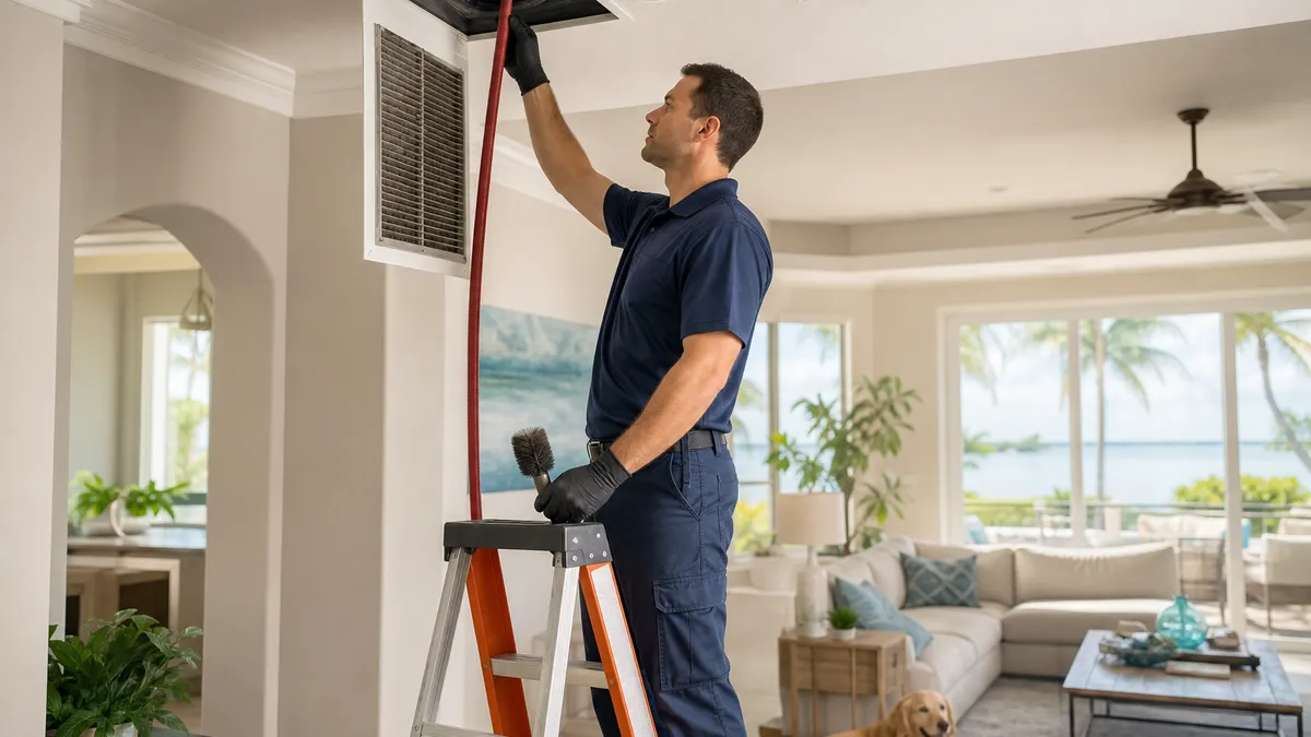 When air duct cleaning is worth it for Florida homes